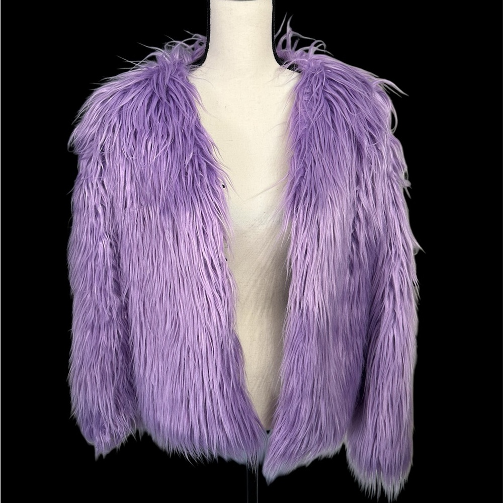 QIYE Faux Fur Teddy Jacket